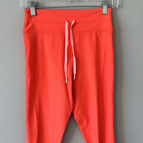 White Fox Orange High Waisted Leggings/Joggers Medium - Picture 3 of 14